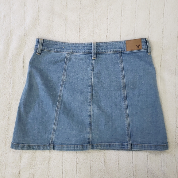 American Eagle denim button front skirt - Picture 3 of 4